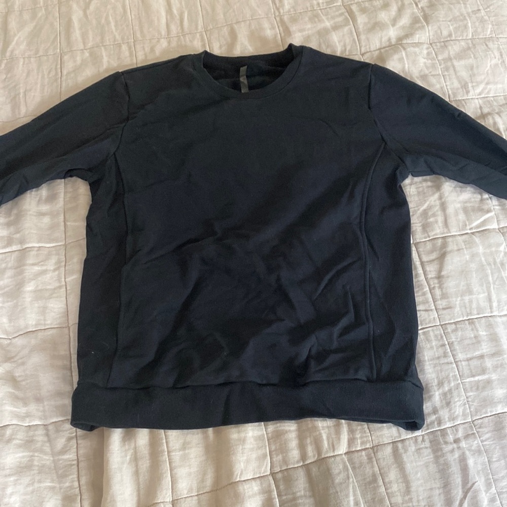 Black Fabletics Crew Neck Sweater
